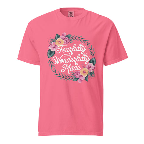 Fearfully and Wonderfully Made Christian Bible Verse T-Shirt